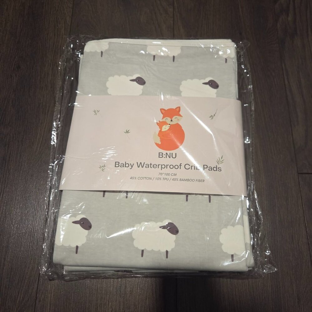 New 3 Pack Waterproof Crib Sheets Potty Training Mat Change Pad Pee Incontinence